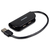 Axagon HUE-X4B hálózati csatlakozó USB 2.0 480 Mbit/s Fekete