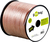 Goobay Speaker Cable, transparent, OFC CU, 100 m spool, diameter 2 x 0.5 mm2, Eca