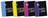 Oxford 400037403 Notizbuch A4 Violett, Pink, Gelb, Blau