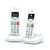 Gigaset E290 Duo Téléphone analog/dect Identification de l'appelant Blanc