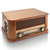 Lenco TCD-2500 Plattenspieler Audio-Plattenspieler mit Riemenantrieb Holz