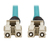Tripp Lite N820-02M-IND InfiniBand/fibre optic cable 2 m LC OM3 Aqua-kleur