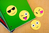 3M Emoji Klebezettel andere Mehrfarbig, Gelb 30 Blätter Selbstklebend