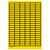 Brady 101890 self-adhesive label Rectangle Black, Yellow 3150 pc(s)