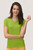COTTON TEC® Damen V-Shirt, kiwi, 2XL - kiwi | 2XL: Detailansicht 7