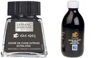 LEFRANC BOURGEOIS Encre de Chine Nan-King, 14 ml, noir (81700093)