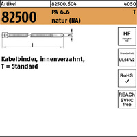ART 82500 PA 6.6 2,3 x 83/ 16 Kabelbinder, natur, T18S VE=S