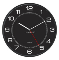 Unilux MEGA Wanduhr schwarz Ø 57,5 cm