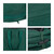 Relaxdays Laubsack selbstaufstellend, 3er-Set, Gartenabfallsack Pop-Up, 160 L, Gartensack selbststehend, ∅: 55 cm, grün