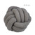 Relaxdays Knotenkissen, dekoratives Plüschkissen für Sofa & Bett, Kissen Ball aus weichem Material, Ø 25 cm, Farbwahl