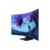 SAMSUNG Ívelt Gaming 165Hz VA monitor 55" G97NC, 3840x2160, 16:9, 600cd/m2, 1ms, 3xHDMI/DP/2xUSB/LAN/WiFi/BT, hangszóró