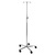 Bristol Maid Stainless Steel Mobile Infusion Stand - 2 Hook