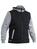Bisley Flex & Move Contrast Puffer Fleece Hooded Jacket Black Size Large