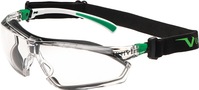 UNIVET 506UG030000 Schutzbrille 506 UP Hybrid EN 166, EN 170 Bügel weiß grün, Sc