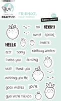 SIZZIX Klarischtstempel Hello sweetie STAMP347 15.5x11.1x0.3cm