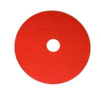 Maxima Polyester Floor Pads for Rotary Floor Polisher Red 17 Inch (Pack 5) 0701001