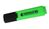 ValueX Flat Barrel Highlighter Pen Chisel Tip 1-5mm Line Green (Pack 10)