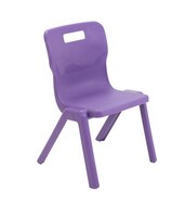 Titan One Piece Chair 350mm Purple KF78514
