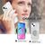 Hülle für iPhone 14 Plus - Glitzer Cover Hybrid Silikon Handyhülle Glitter Case Silber