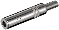 Klinkenkupplung - 6,35 mm - mono, Klinke 6,35 mm Buchse (2-Pin, mono) - 6,35-mm-Klinkenbuchse (2-pol