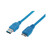 Micro-USB Kabel USB-A-St./USB-B-St. 3.0 blau 3m