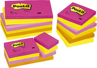 POST-IT Notas adhesivas 100h Naranja neon 76x76mm