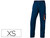 Pantalon de Trabajo Deltaplus Cintura Ajustable 5 Bolsillos Color Azul Naranja Talla Xs