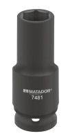 MATADOR Kraft-Steckschlüsseleinsatz, lang, 12,5(1/2): 19x78 mm