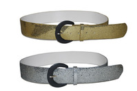 ceinture à  paillettes argent