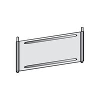 Shelf partition for compartment shelf unit