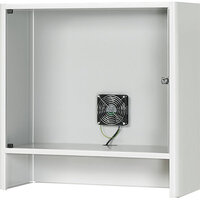Compartimento para monitor con ventilación activa integrada