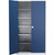 Armario universal extra alto, H x A x P 2200 x 1200 x 500 mm, gris luminoso / azul genciana.