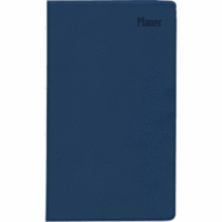 Taschenplaner 501 9,5x16cm 1 Monat/1 Seite Leporello blau 2025