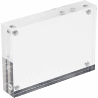 Acrylblock magnetisch A6 30mm transparent