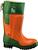 Forst-Gummistiefel Ulme orange/grün Größe 48