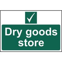 Dry goods store sign