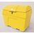 Lockable plastic storage bins, 200L yellow