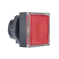 Frontelement für Leuchtdrucktaster ZB5, tastend, rot, Ø 22 mm