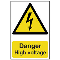 Scan 0761 Danger High Voltage - PVC 200 x 300mm