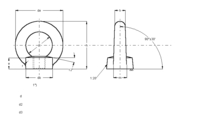 DIN 582 ISO 3266 Oogmoer A2 - din 582 oogmoeren a4 m12