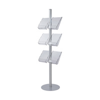 Floorstanding Leaflet Display / Leaflet Holder / Leaflet Stand "Quattro Wing"