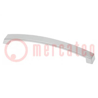 Holder; ZnAL; aluminium; H: 26mm; L: 174mm; W: 22mm; handle