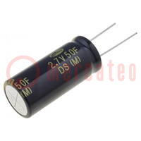 Kondensator: Superkondensator; Maße Korp: Ø18x40mm; 50F; ±20%