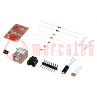 Kit de démarrage: Microchip AVR; Composants: ATTINY85-PU; ATTINY