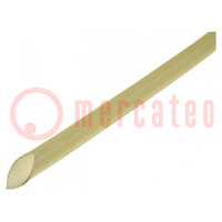 Insulating tube; fiberglass; -25÷155°C; Øint: 6mm; 5kV/mm; reel