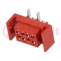 Wire-board; socket; female; PIN: 4; SMT; on PCBs; 30V; 1A; -40÷105°C