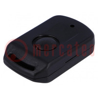 Enclosure: for remote controller; X: 33mm; Y: 56mm; Z: 14mm