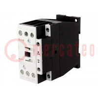 Contactor: 3-pole; NO x3; Auxiliary contacts: NC; 24VAC; 17A; 690V