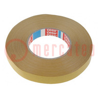 Tape: fixing; W: 19mm; L: 50m; Thk: 225um; double-sided; white; 20%