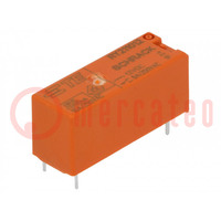 Relay: electromagnetic; SPDT; Ucoil: 12VDC; Icontacts max: 8A; PCB